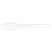 Reusable Forks 8 pieces White